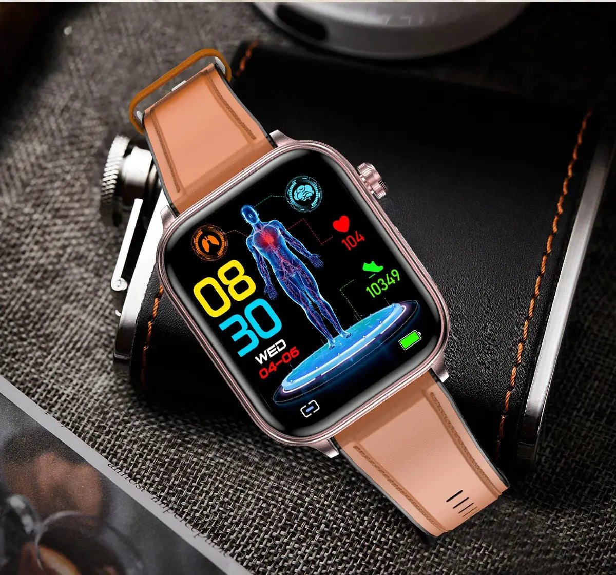 LIGE Smart Watch – ECG+PPG, Blood Lipid & Uric Acid Monitor, BT Call
