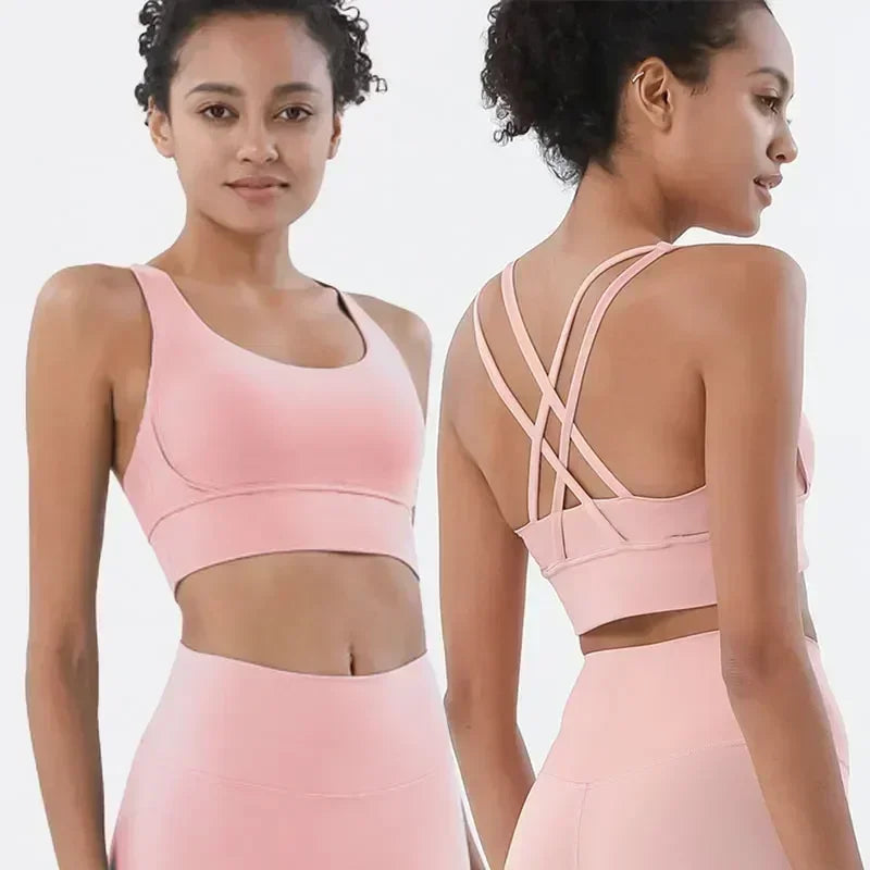 Women’s Yoga Sportswear Set – Fitness Leggings & Bra Top Outfit