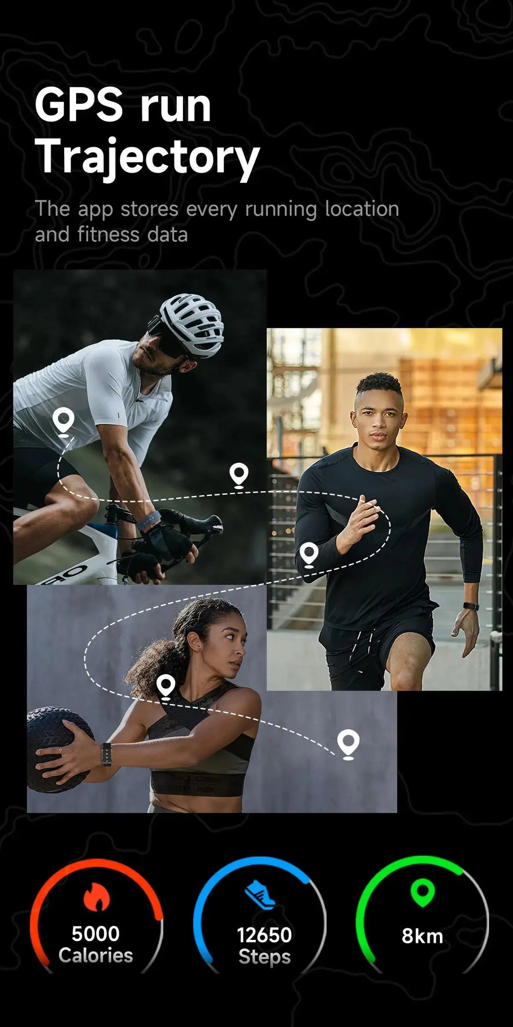 LIGE Smart Watch – Waterproof Fitness Tracker with Heart & BP Monitor