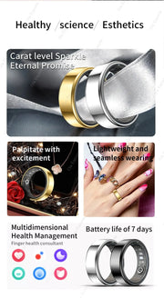 Xiaomi Smart Ring Heart Rate & SpO₂ Monitor Waterproof Fitness Tracker