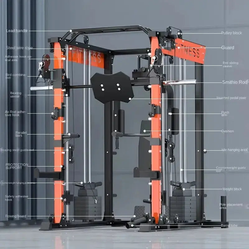 MIYAUP Smith Machine – Commercial Multifunctional Squat & Frame Trainer