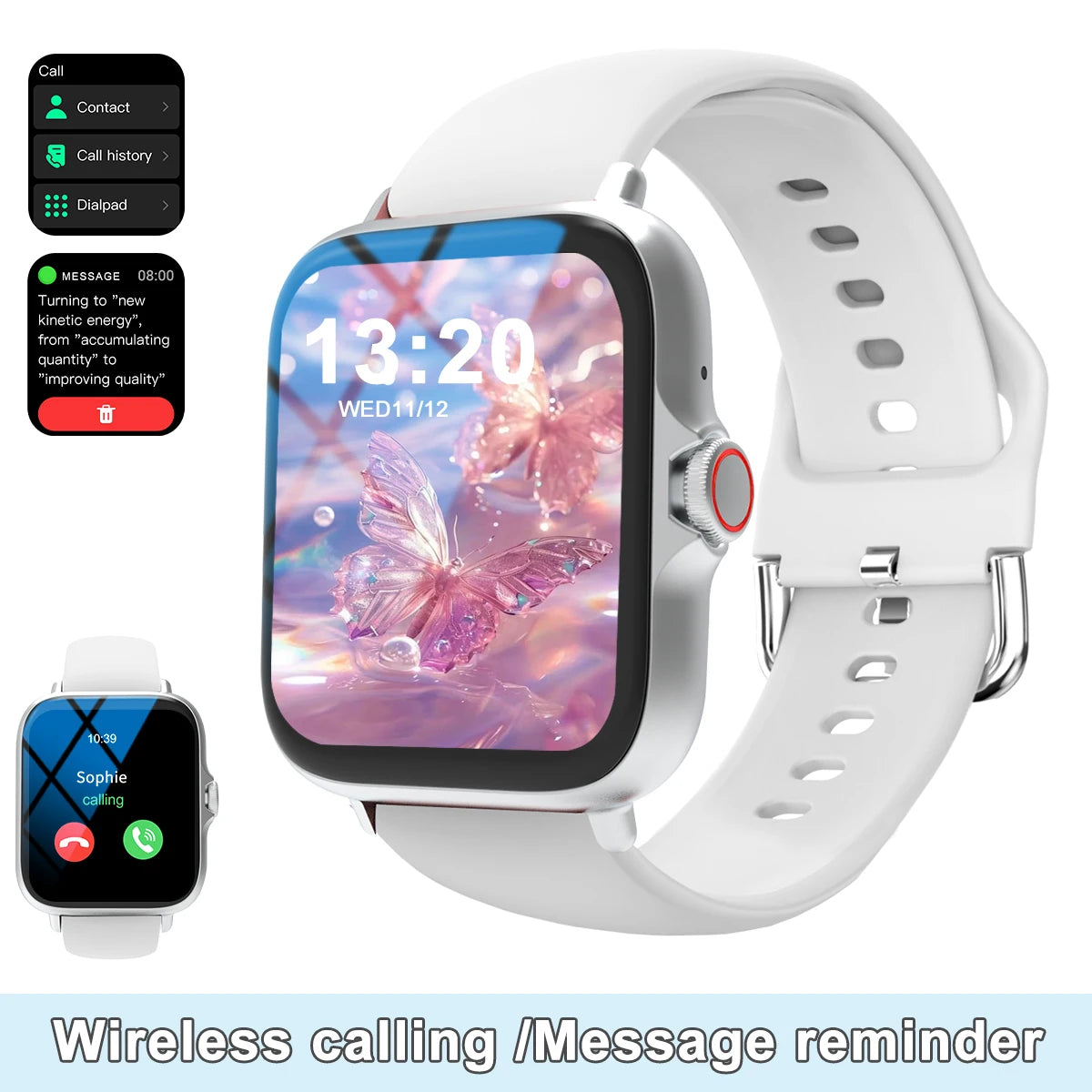 Smart Watch with Multi-Sport Modes & Message Reminders