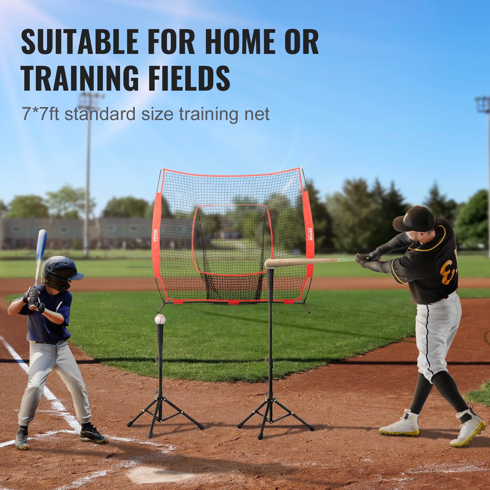 7x7ft Portable Baseball Practice Net