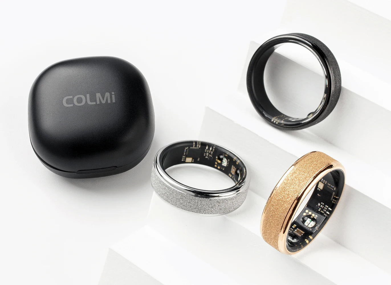 COLMI R10 Smart Ring – Health & Sleep Monitor with Charging Case