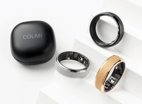 COLMI R10 Smart Ring – Health & Sleep Monitor with Charging Case
