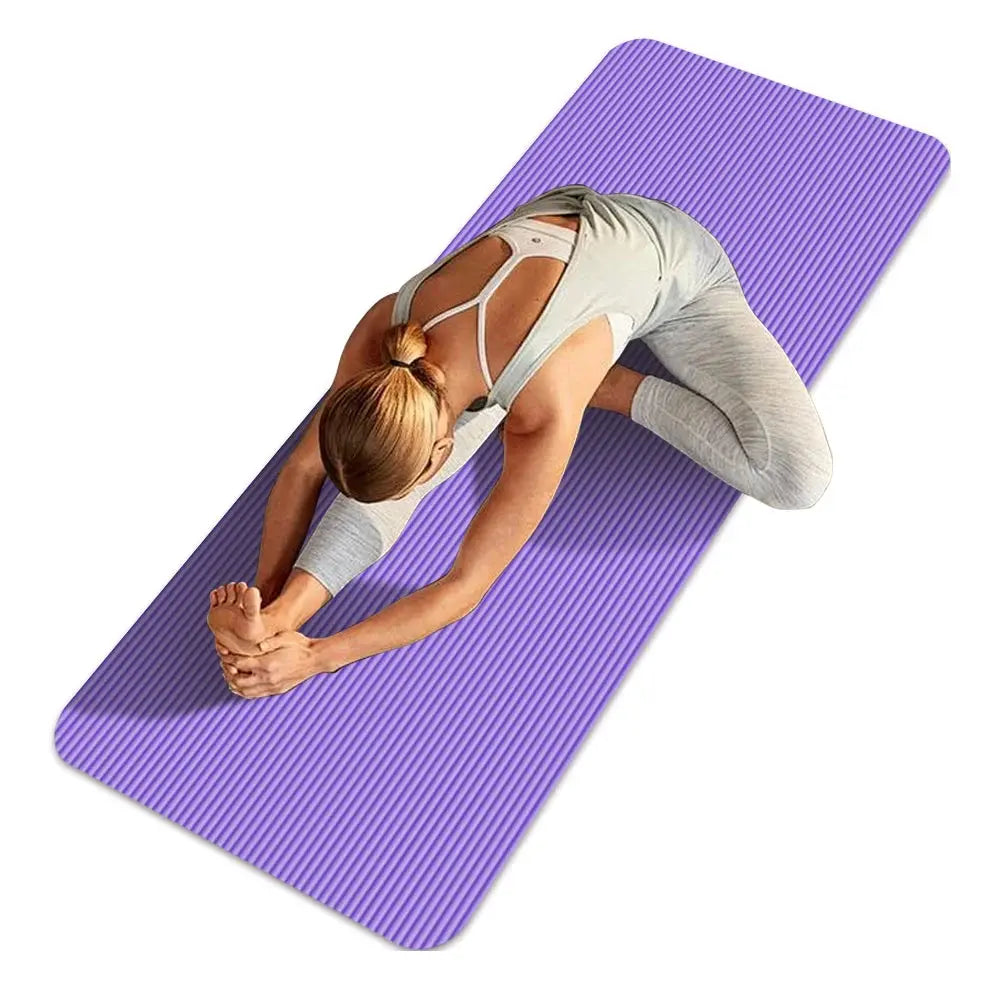 Non-Slip Yoga Mat – Thick Fitness & Exercise Mat for Home Gym