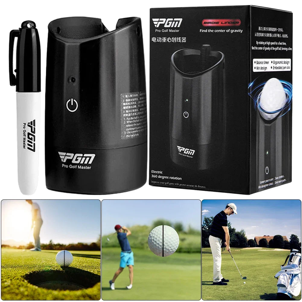 PGM Electric Golf Ball Liner – Alignment Marker & Gravity Center Finder