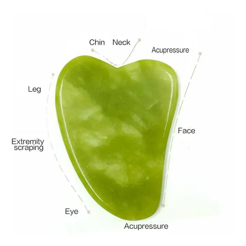 Natural Jade Roller & Gua Sha Set
