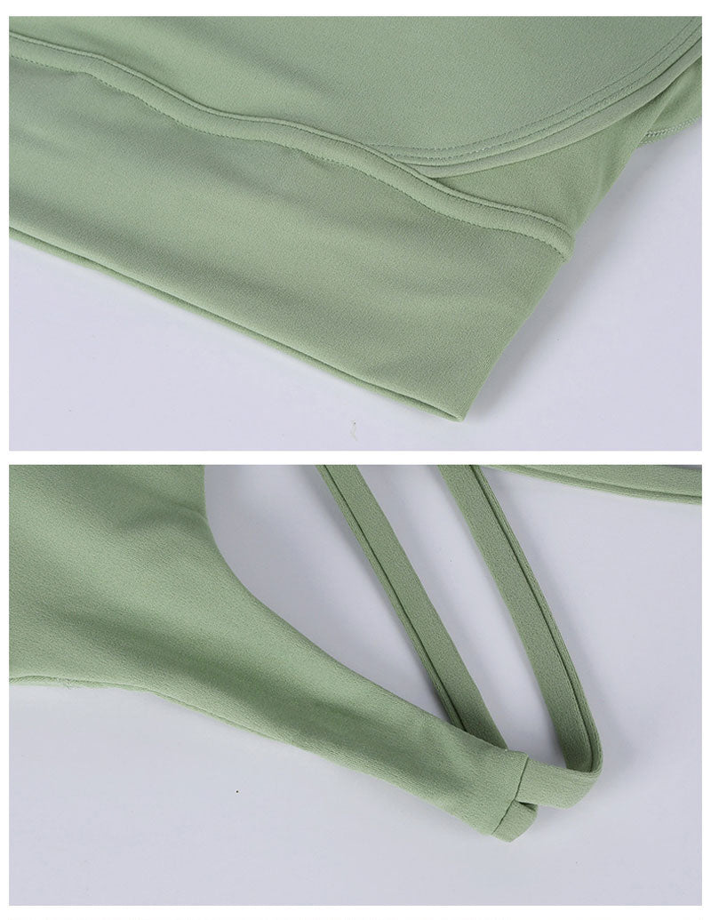 Women’s Yoga Sportswear Set – Fitness Leggings & Bra Top Outfit