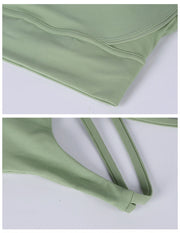 women's yoga sportswear– Fitness Leggings & Bra Top Outfit