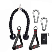 Tricep Rope Cable Attachment – Face Pull & Push Down Gym Accessory