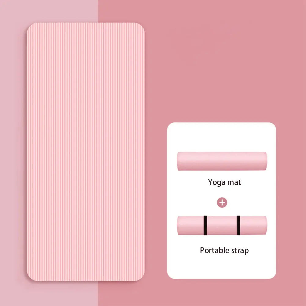 Non-Slip Yoga Mat – Thick Fitness & Exercise Mat for Home Gym