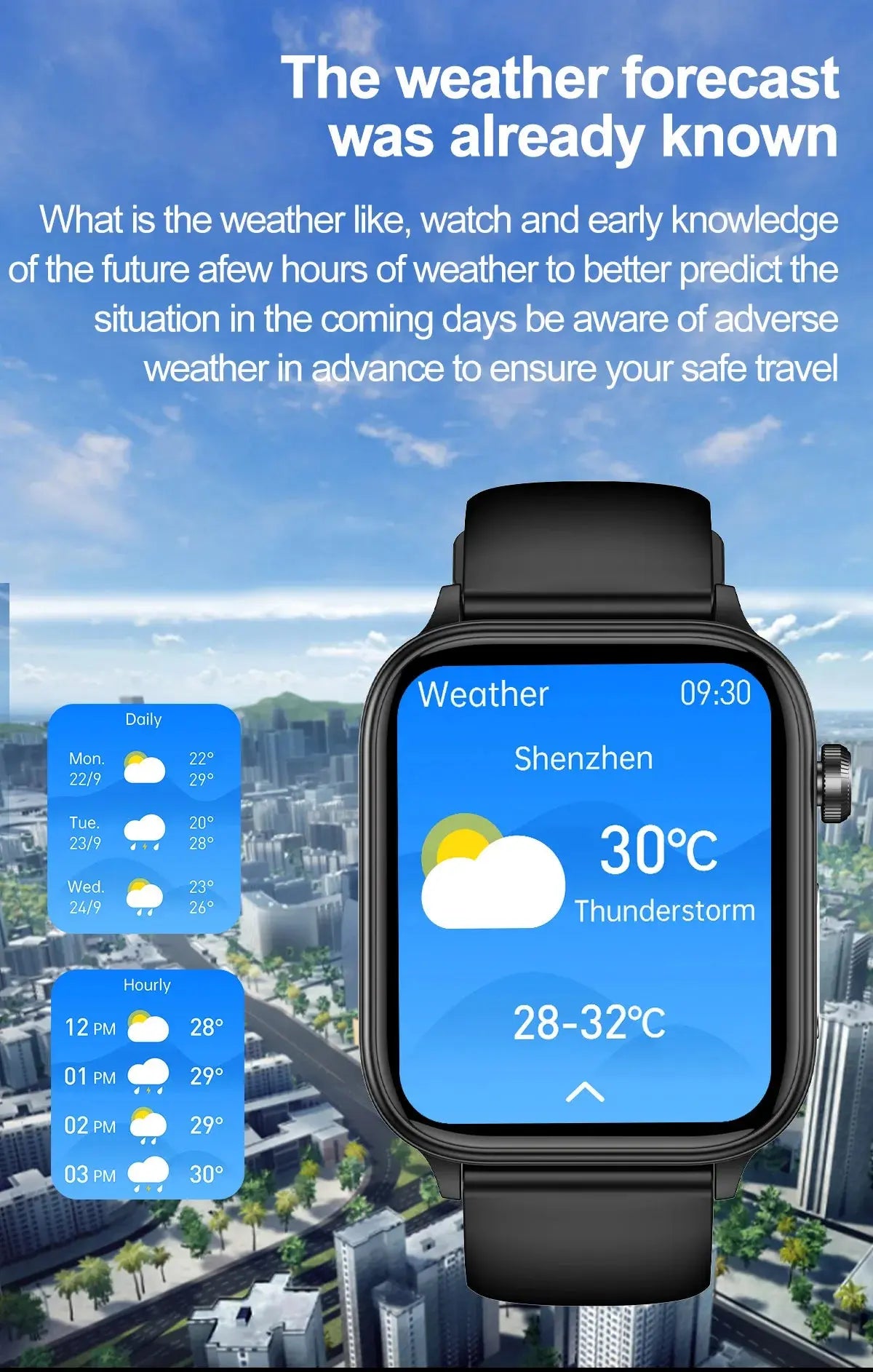 LIGE Smart Watch – ECG+PPG, Blood Lipid & Uric Acid Monitor, BT Call