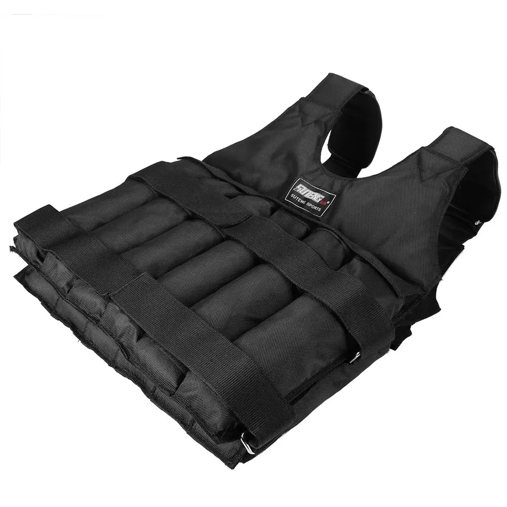 Adjustable Weighted Vest – 3/15/35kg Training Jacket for Running & Workouts