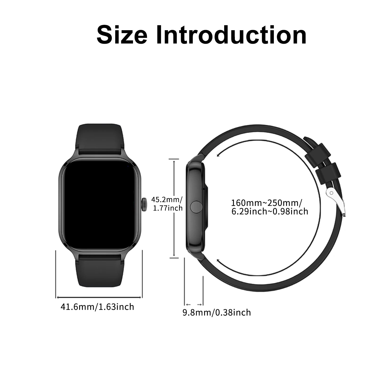 2025 Smart Watch with Call & Fitness Features