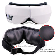 6D Smart Eye Massager – Vibration, Airbag Compress & Bluetooth Music