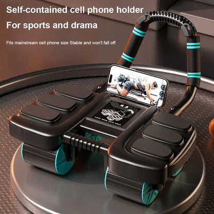 Ab Roller Wheel with 6-Elbow Support – Home Core Trainer PeakPursuitFitness