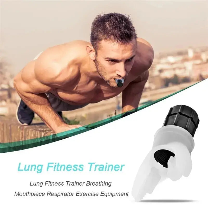 Breathing Trainer Respirator – Silicone Lung Exerciser for Fitness & Altitude Training