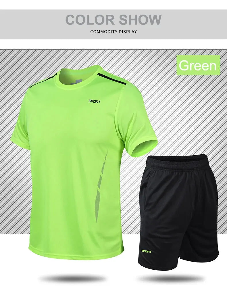 CHRLCK Men’s sports set – Breathable Outdoor Fitness Outfit