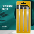 3-Piece Pedicure Knife Set – Professional Ingrown Toenail & Foot Care Kit