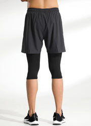 men's workout shorts – Quick-Dry Cropped Training Pants