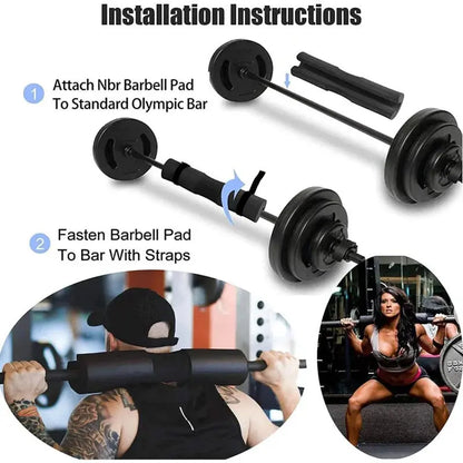 Barbell Pad – Foam Cover for Squats & Hip Thrusts.