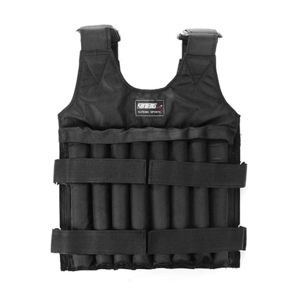 Adjustable Weighted Vest – 3/15/35kg Training Jacket for Running & Workouts