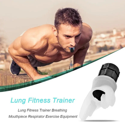 Breathing Trainer Respirator – Silicone Lung Exerciser for Fitness & Altitude Training