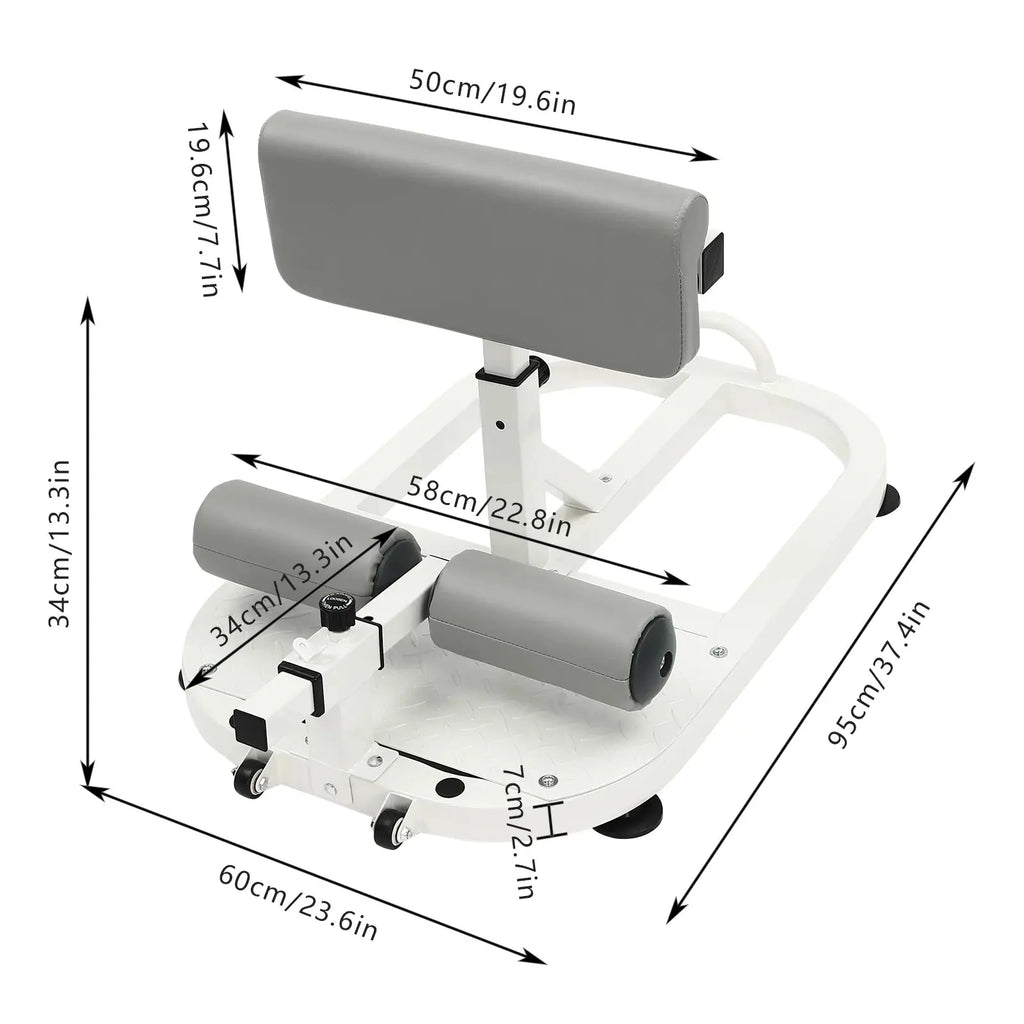 Multifunction Deep Squat Bench – Home Gym Leg & Core Trainer