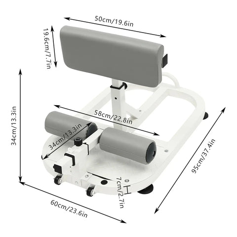 Multifunction Deep Squat Bench – Home Gym Leg & Core Trainer
