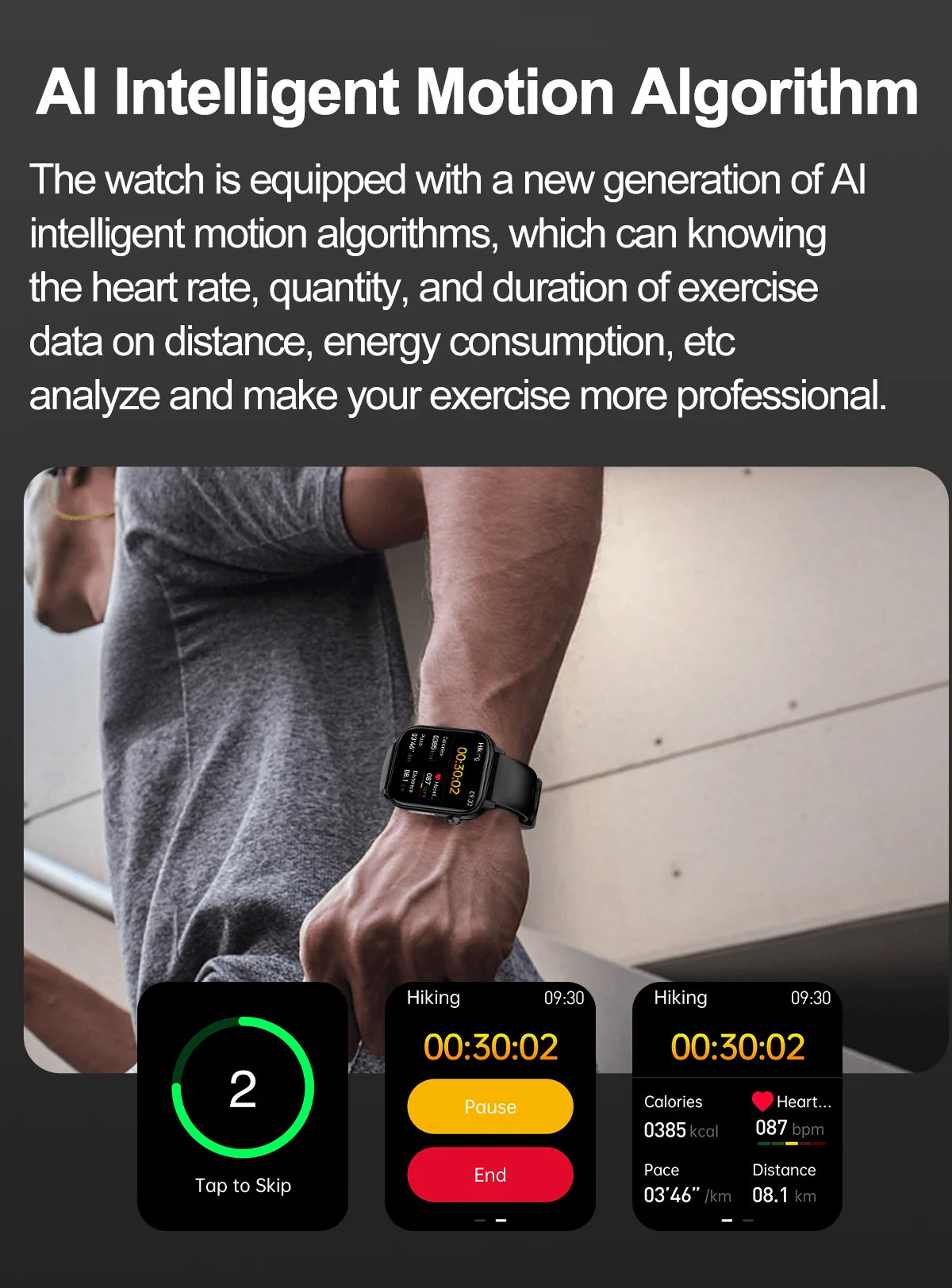 LIGE 2025 Smart Watch – ECG+PPG, Blood Lipid & Uric Acid Monitor, BT Call