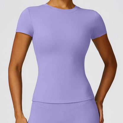 HGC Women’s Sports T-Shirt – Breathable Slim Fit Activewear Top