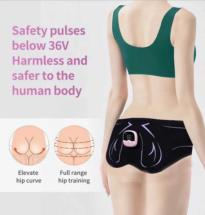 EMS Butt Trainer – USB Rechargeable Hip & Glute Muscle Stimulator