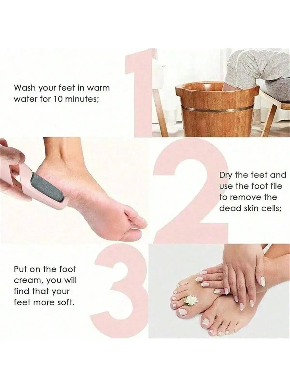 Electric Foot File – Callus & Dead Skin Remover Tool
