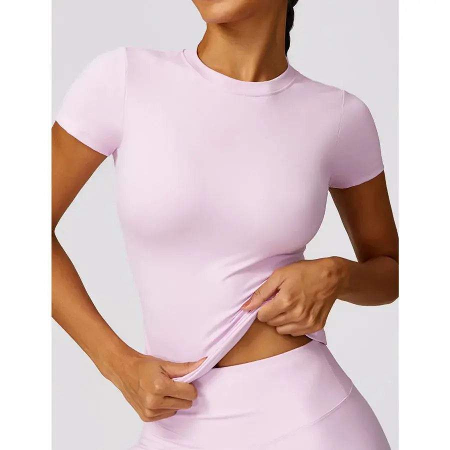 HGC Women’s Sports T-Shirt – Breathable Slim Fit Activewear Top