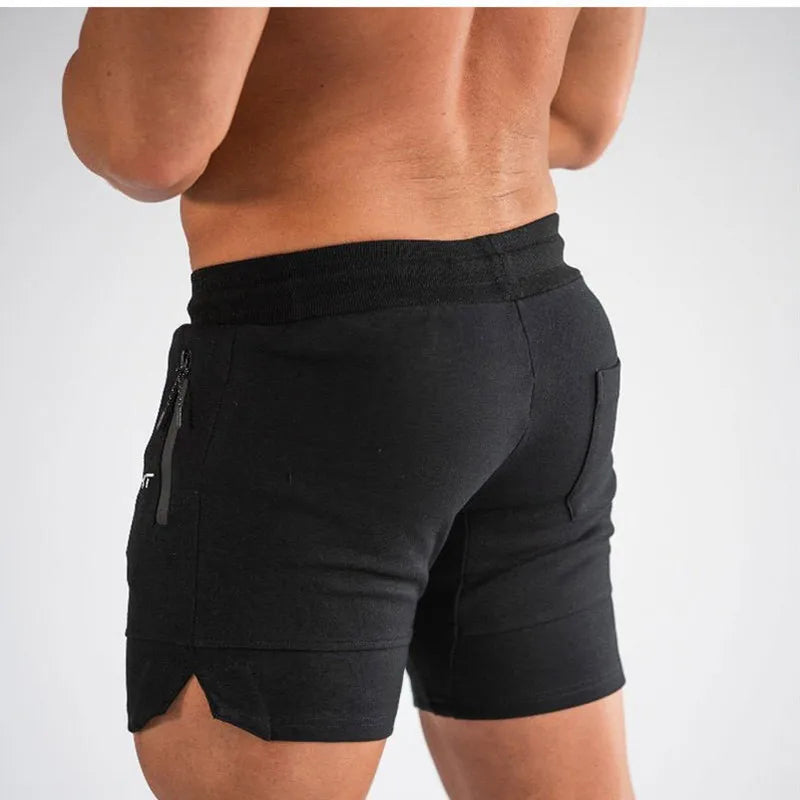 2024 Men’s Sports Shorts – Zip Pocket Fitness & Running Joggers