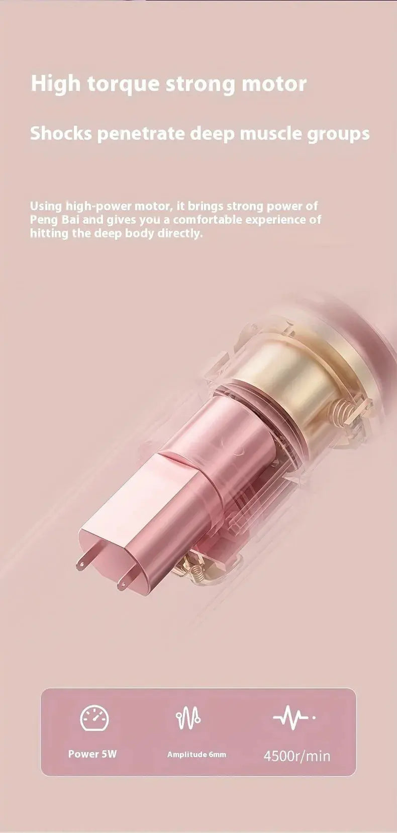 Portable massage gun – USB Rechargeable Full Body Massager PeakPursuitFitness