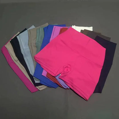 High-Waist Women’s Yoga Shorts – Tummy Control & Hip-Lifting 3-Point Fit