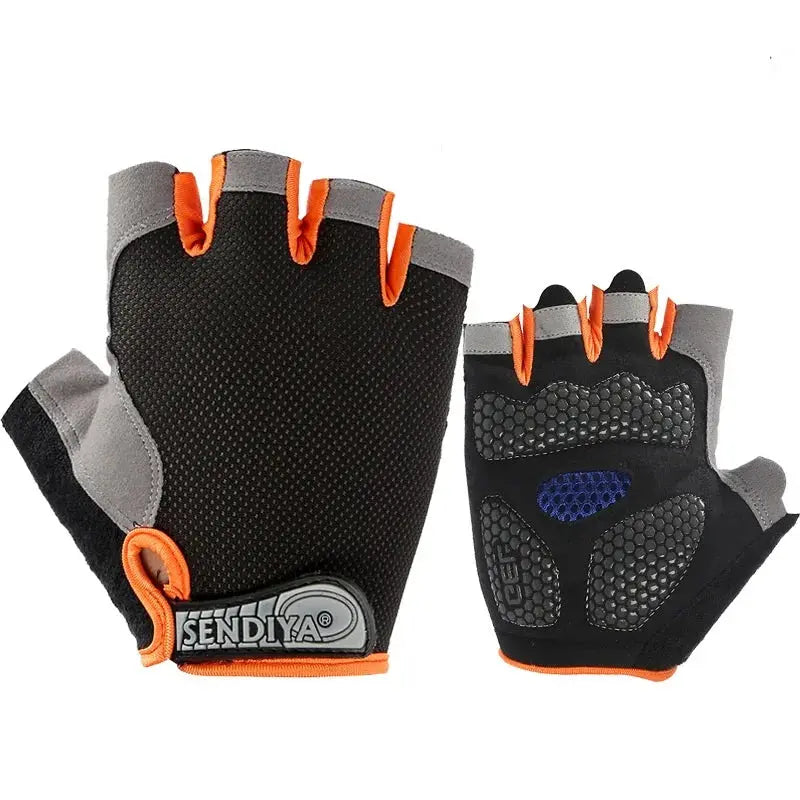 Anti-Slip Gym Gloves– Breathable Workout & Cycling Gloves