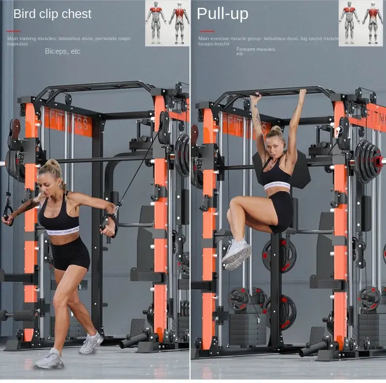 MIYAUP Smith Machine – Commercial Multifunctional Squat & Frame Trainer
