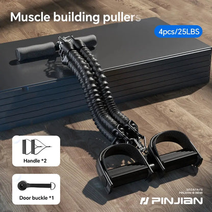 Pedal Resistance Band Puller – Home Fitness Tension Rope Trainer