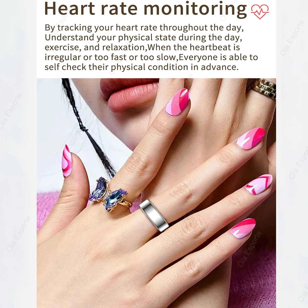 2025 Xiaomi Smart Ring – Heart Rate & SpO₂ Monitor, Waterproof Fitness Tracker