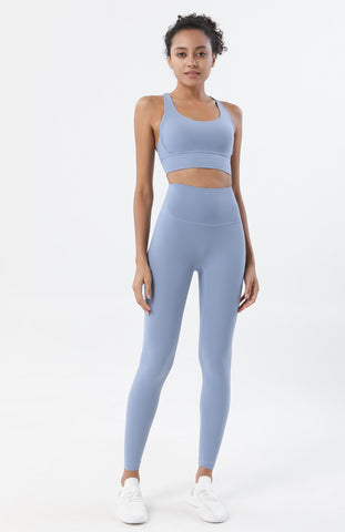 women's yoga sportswear– Fitness Leggings & Bra Top Outfit