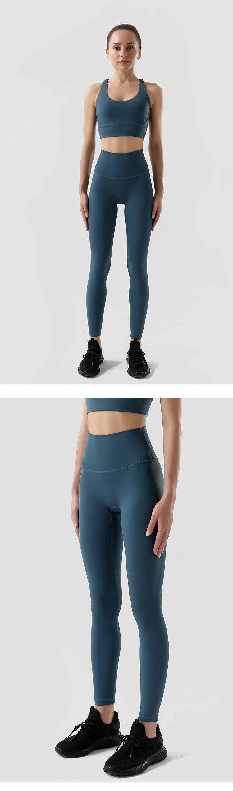 Women’s Yoga Sportswear Set – Fitness Leggings & Bra Top Outfit