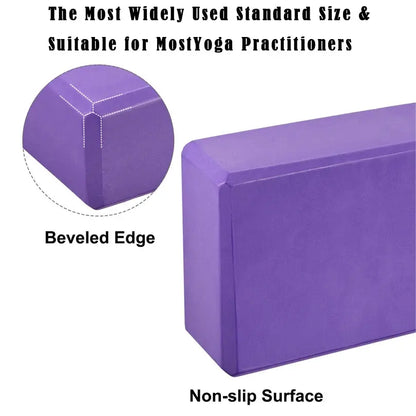 Yoga Blocks – EVA Foam Bricks for Pilates & Home Fitness
