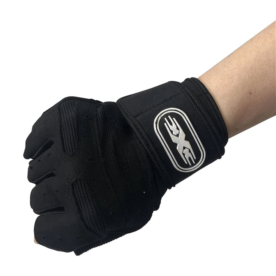 Workout Gloves with Wrist Wrap – Half-Finger Gym & Training Gloves for Men & Women