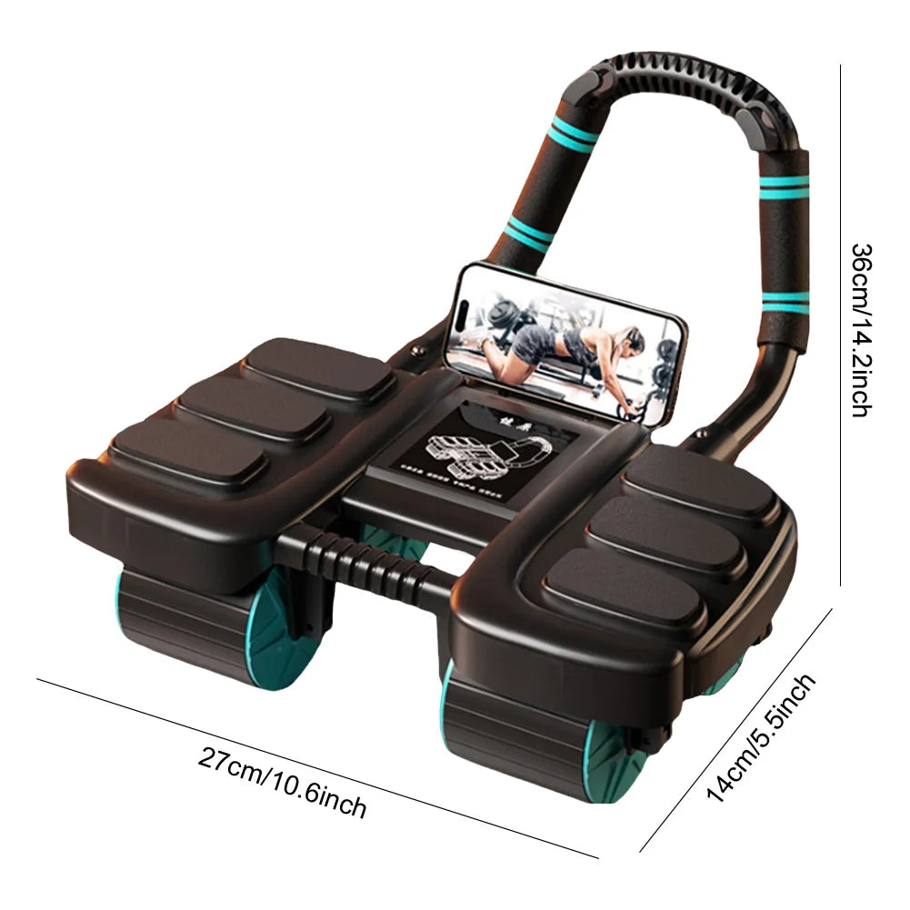 Ab Roller Wheel with 6-Elbow Support – Home Core Trainer