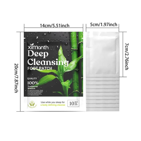 Natural Detox Foot Patches – Herbal Stress Relief & Sleep Aid (10–50PCS)