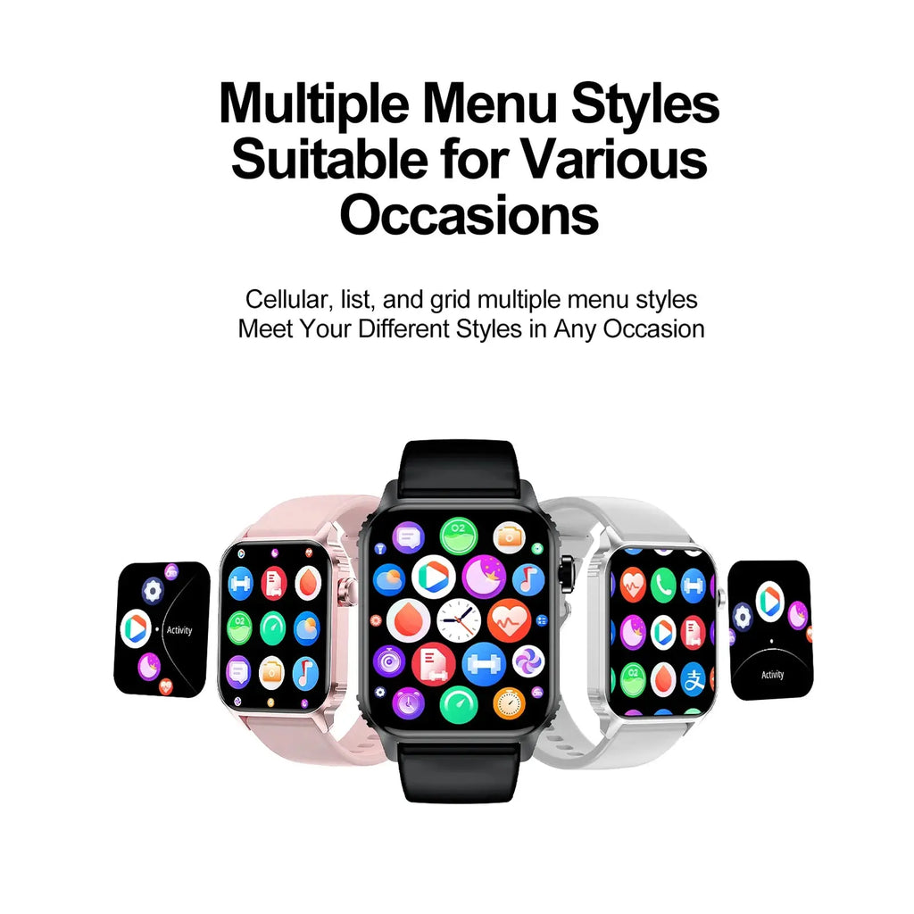 TG08 Smart Watch 1.85" with Call & Fitness Tracker