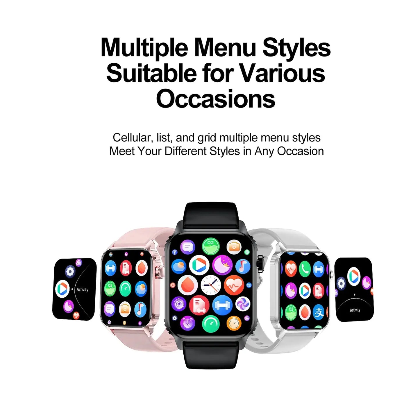 TG08 Smart Watch 1.85" with Call & Fitness Tracker